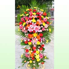 Three-layer opening basket