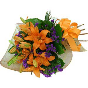 Orange Lily Bouquet