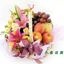 Flower fruit basket F