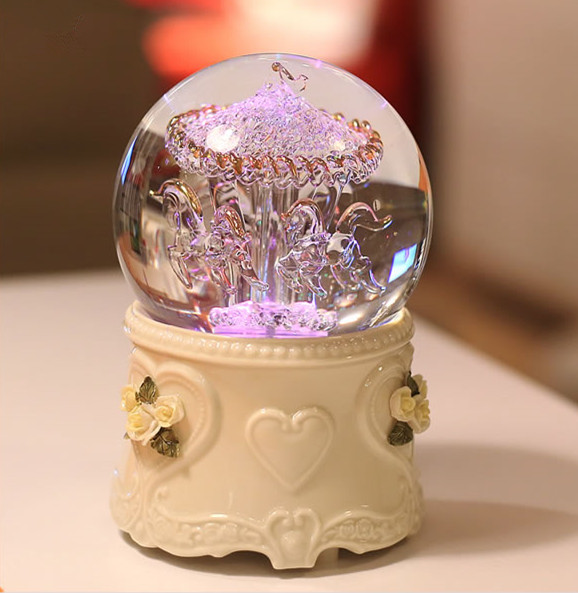 Crystal ball with music